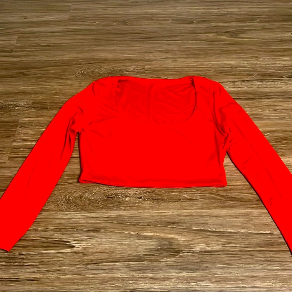 Sink red crop top, from SHEIN never worn